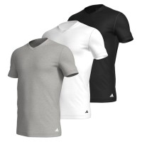 3-Pack Adidas Active Flex Cotton V-Neck T-Shirt  3-Pack Adidas Active Flex Cotton V-Neck T-Shirt
