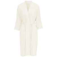 Damella Viscose Plain Lace Robe 