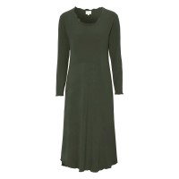 Damella Bamboo Plain Long Sleeve Nightdress 