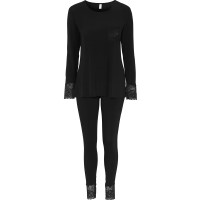 Damella Viscose Plain Pyjamas Set 