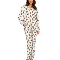 Lady Avenue Cotton Flannel Pyjamas