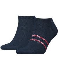 2-Pack Tommy Hilfiger Men Sneaker Stripe Sock 2-Pack Tommy Hilfiger Men Sneaker Stripe Sock