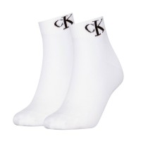 2-Pack Calvin Klein Women Monogram Quarter Socks 2-Pack Calvin Klein Women Monogram Quarter Socks