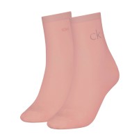 2-Pack Calvin Klein Shiny Logo Short Socks