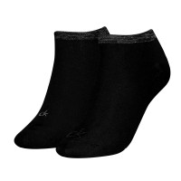 2-Pack Calvin Klein Shiny Logo Sneaker Socks 2-Pack Calvin Klein Shiny Logo Sneaker Socks