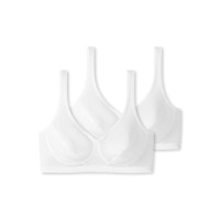 2-Pack Schiesser 95-5 Organic Cotton Bustier With Cups