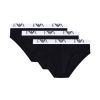 3-Pack Armani Stretch Jersey Briefs With Logo