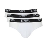 3-Pack Armani Stretch Jersey Briefs With Logo