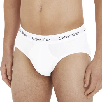 Calvin Klein Kalsonger 3P Cotton Stretch Hip Brief Vit bomull Large Herr