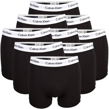 Läs mer om Calvin Klein Kalsonger 9P Cotton Stretch Trunks Svart/Vit bomull X-Large Herr