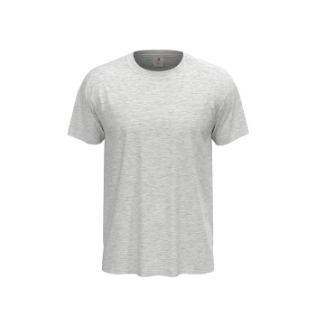 Läs mer om Stedman Classic Men T-shirt Ljusgrå bomull X-Large Herr