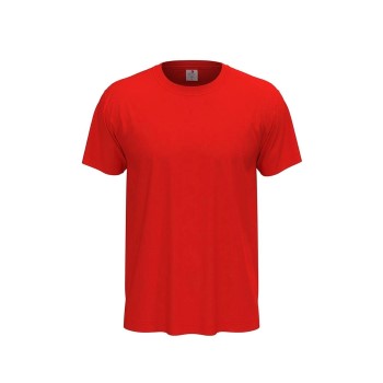 Läs mer om Stedman Classic Men T-shirt Röd bomull XX-Large Herr