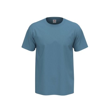 Läs mer om Stedman Comfort Men T-shirt Ljusblå bomull Small Herr