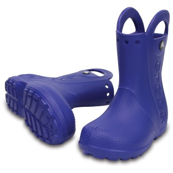Läs mer om Crocs Handle It Rain Boots Kids Mörkblå US J3 (EU 34-35) Barn
