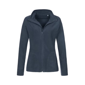 Läs mer om Stedman Active Fleece Jacket For Women Mörkblå polyester Large Dam