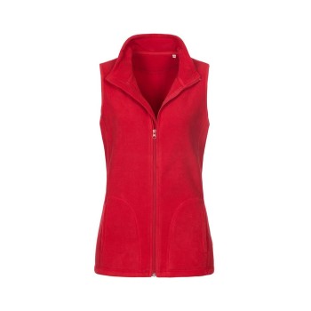 Läs mer om Stedman Active Fleece Vest For Women Röd polyester Medium Dam