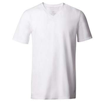 Läs mer om Frigo Cotton T-Shirt V-Neck Vit bomull X-Large Herr