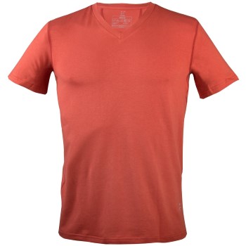 Läs mer om Frigo 4 T-Shirt V-neck Röd Small Herr