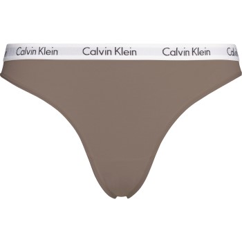 Läs mer om Calvin Klein Trosor Carousel Bikini Brun bomull Medium Dam