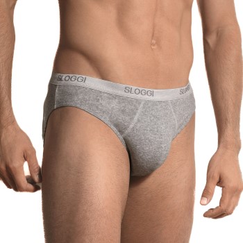 Sloggi Kalsonger For Men Basic Mini Grå bomull Small Herr | apparel & accessories - clothing - underwear & socks - underwear | ModeLejon