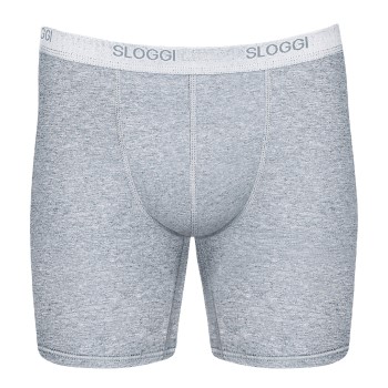 Sloggi Kalsonger For Men Basic Long Grå bomull XX-Large Herr | apparel & accessories - clothing - underwear & socks - underwear | ModeLejon