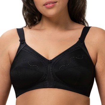 Triumph BH Doreen + Cotton N Svart D 80 Dam | apparel & accessories - clothing - underwear & socks - bras | ModeLejon
