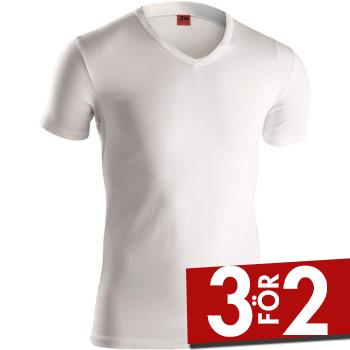 JBS Basic 13720 T-shirt V-neck Vit bomull Small Herr