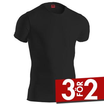JBS Basic 13702 T-shirt C-neck Svart bomull Small Herr