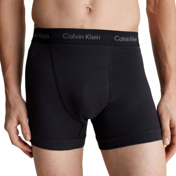 Läs mer om Calvin Klein Kalsonger 6P Cotton Stretch Trunks Helsvart bomull X-Large Herr
