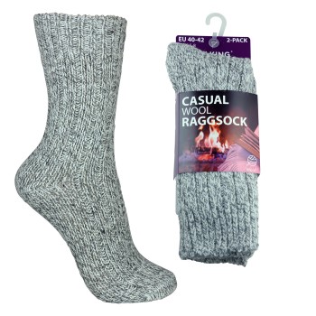 2-Pack 587 Klassisk raggsock