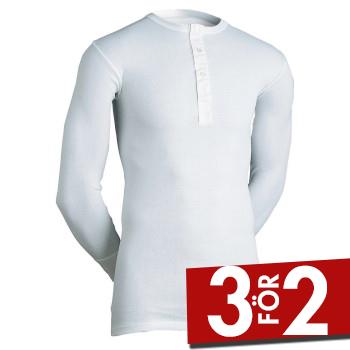 JBS Original 30004 Long Sleeve Vit bomull Small Herr – Kortärmade t-shirts