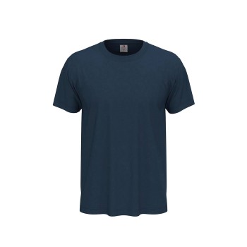 Läs mer om Stedman Classic Men T-shirt Marin bomull X-Small Herr