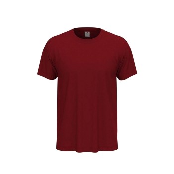 Stedman Classic Men T-shirt Vinröd bomull 3XL Herr