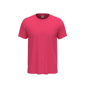 Läs mer om Stedman Classic Men T-shirt Rosa bomull Medium Herr