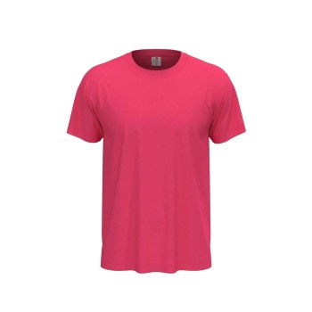 Läs mer om Stedman Classic Men T-shirt Rosa bomull Small Herr