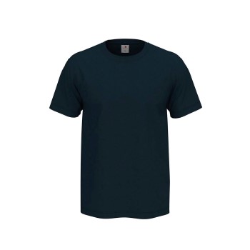 Läs mer om Stedman 4P Comfort Men T-shirt Midnattsblå bomull 4XL Herr