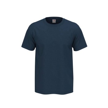 Läs mer om Stedman Comfort Men T-shirt Marin bomull 4XL Herr