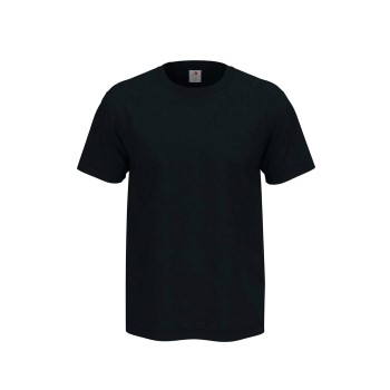 Läs mer om Stedman Comfort Men T-shirt Mörkblå bomull 3XL Herr