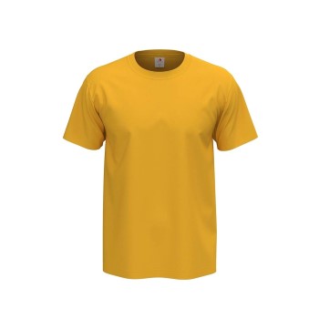 Läs mer om Stedman Comfort Men T-shirt Senapsgul bomull X-Large Herr