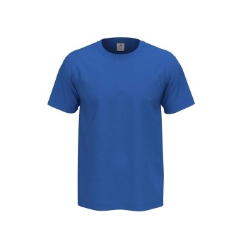 Läs mer om Stedman Comfort Men T-shirt Royalblå bomull 5XL Herr