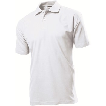 Stedman Polo Men Vit bomull 4XL Herr | apparel & accessories - clothing - shirts & tops | ModeLejon