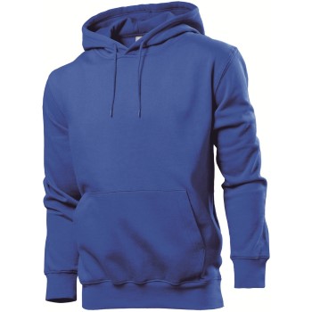 Stedman Sweatshirt Hooded Men Royalblå 3XL Herr | apparel & accessories - clothing - shirts & tops | ModeLejon