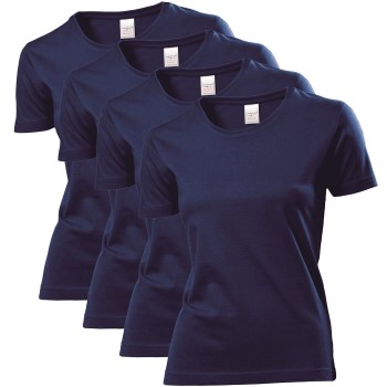 Läs mer om Stedman 4P Classic Women T-shirt Marin bomull 3XL Dam