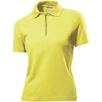 Stedman Polo Women Gul bomull Large Dam | apparel & accessories - clothing - shirts & tops | ModeLejon
