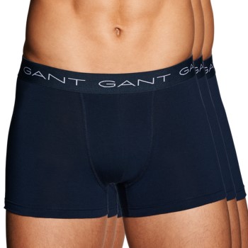 Gant Kalsonger 3P Essential Basic CS Trunks Marin bomull Small Herr | apparel & accessories - clothing - underwear & socks - underwear | ModeLejon