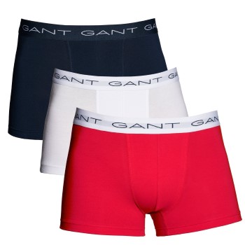 Gant Kalsonger 3P Essential Basic CS Trunks Flerfärgad bomull XX-Large Herr | apparel & accessories - clothing - underwear & socks - underwear | ModeLejon