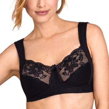 Miss Mary Lovely Lace Soft Bra BH Svart D 110 Dam