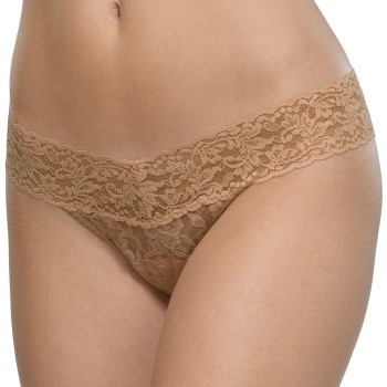 Hanky Panky Trosor 3P Low Rise Thong Brun nylon One Size Dam | apparel & accessories - clothing - underwear & socks - lingerie | ModeLejon