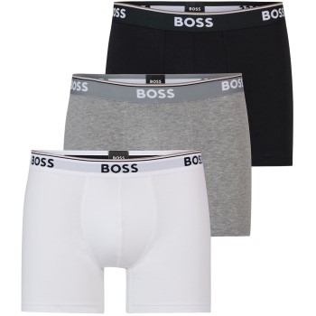 BOSS Kalsonger 3P Cotton Stretch Boxer Brief Long Flerfärgad bomull Medium Herr | apparel & accessories - clothing - underwear & socks - underwear | ModeLejon
