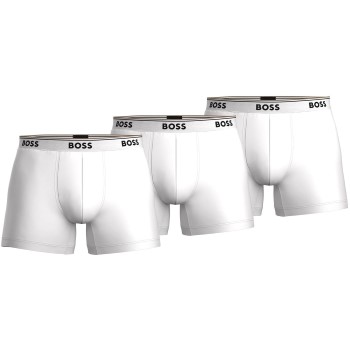 BOSS Kalsonger 3P Cotton Stretch Boxer Brief Long Vit bomull XX-Large Herr | apparel & accessories - clothing - underwear & socks - underwear | ModeLejon
